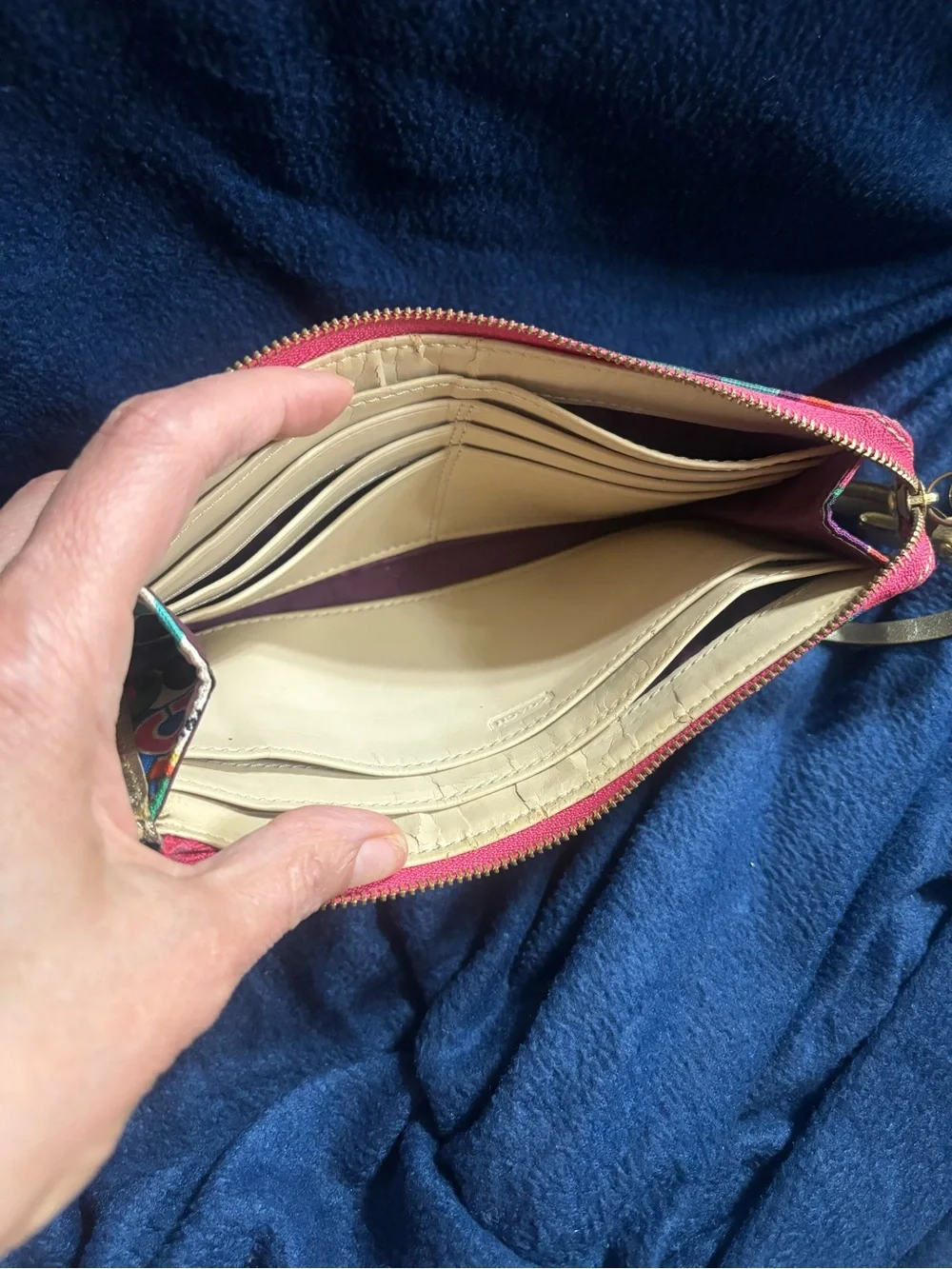 Coach Multicolor Poppy Wristlet